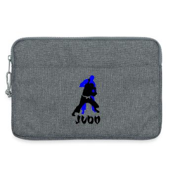 Judo - Sacoche pour ordinateur portable 13 pouces - gris chiné - Devant