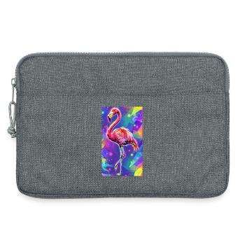 Flamingo - Laptoptasche 13" - Grau meliert - Vorne