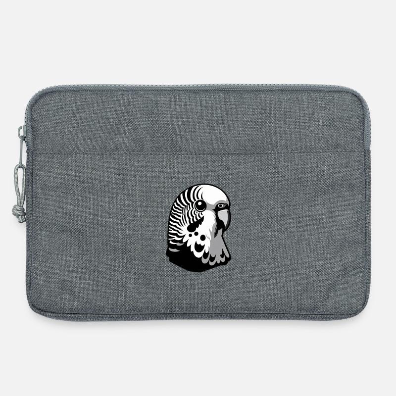 Wellensittich Kanarienvogel - Laptoptasche 13" - Grau meliert