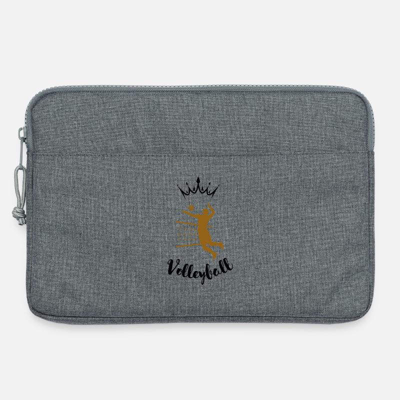Volleyball - Laptoptasche 13" - Grau meliert