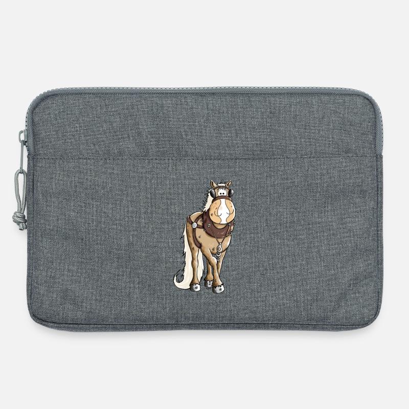 Gigantischer Kaltblüter - Kaltblut - Laptoptasche 13" - Grau meliert