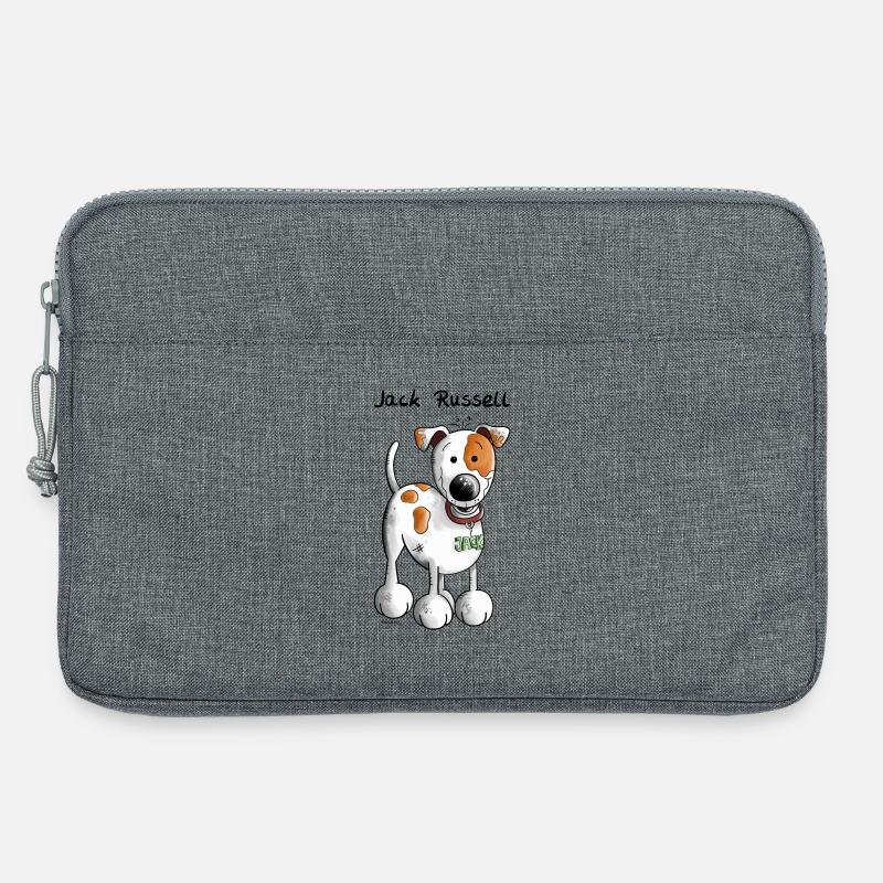 Der Jack Russell - Laptoptasche 13" - Grau meliert