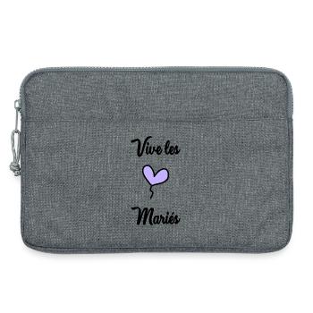 FUTURE MARIEE. EVJF. MARIEE. TEAM. TEAM MARIEE - Sacoche pour ordinateur portable 13 pouces - gris chiné - Devant