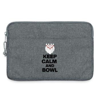RESTE CALME ET LANCE, STRIKE MEISTER ! BOUCLE PIVOT - Sacoche pour ordinateur portable 13 pouces - gris chiné - Devant