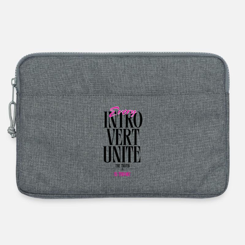 Introvert Unite - Laptoptasche 13" - Grau meliert