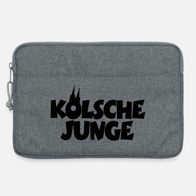 Kölsche Junge - Kölner Jungs aus Köln - Laptoptasche 13" - Grau meliert