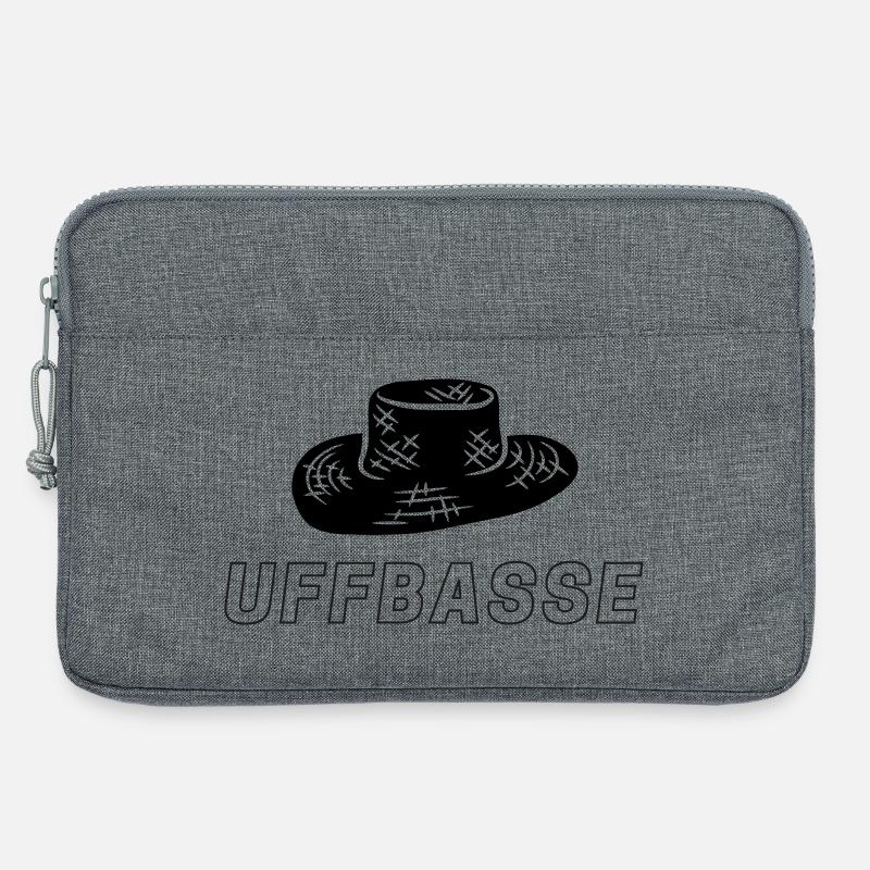 Chapeau de paille amour - Sacoche pour ordinateur portable 13 pouces - gris chiné