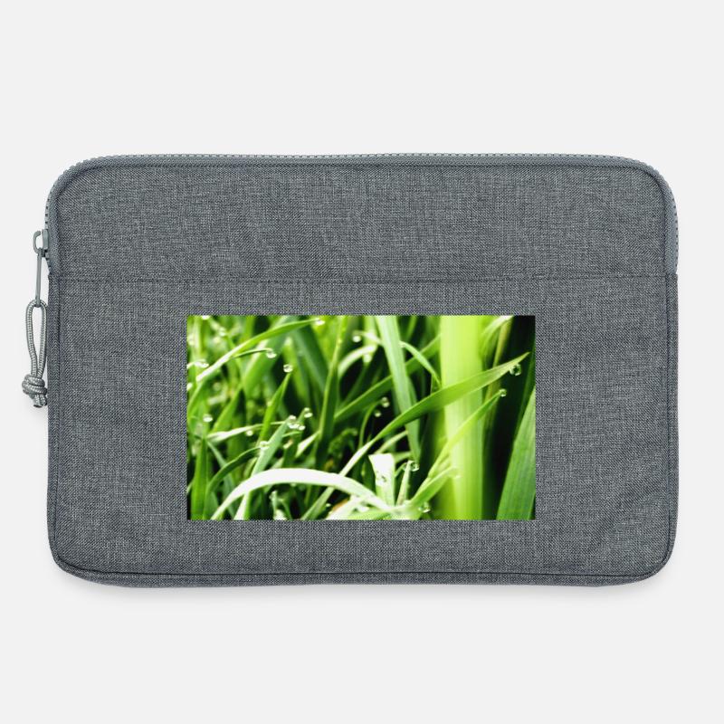 Morgengras - Laptoptasche 13" - Grau meliert