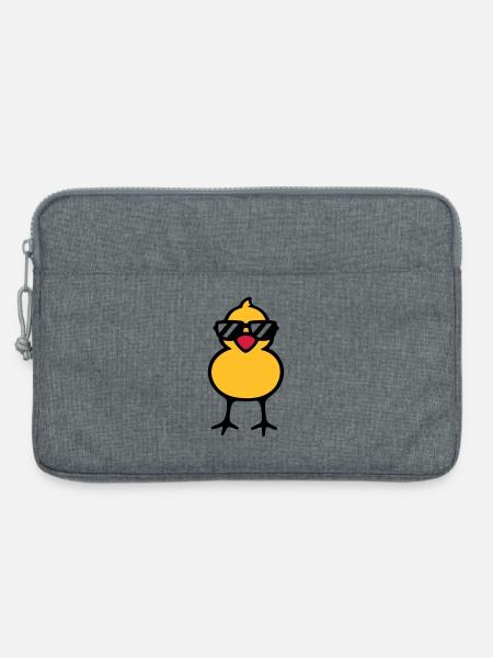 cool chick (rd) - Laptop bag 13" - heather grey