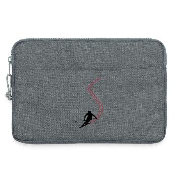 Ski !! - Laptoptasche 13" - Grau meliert - Vorne