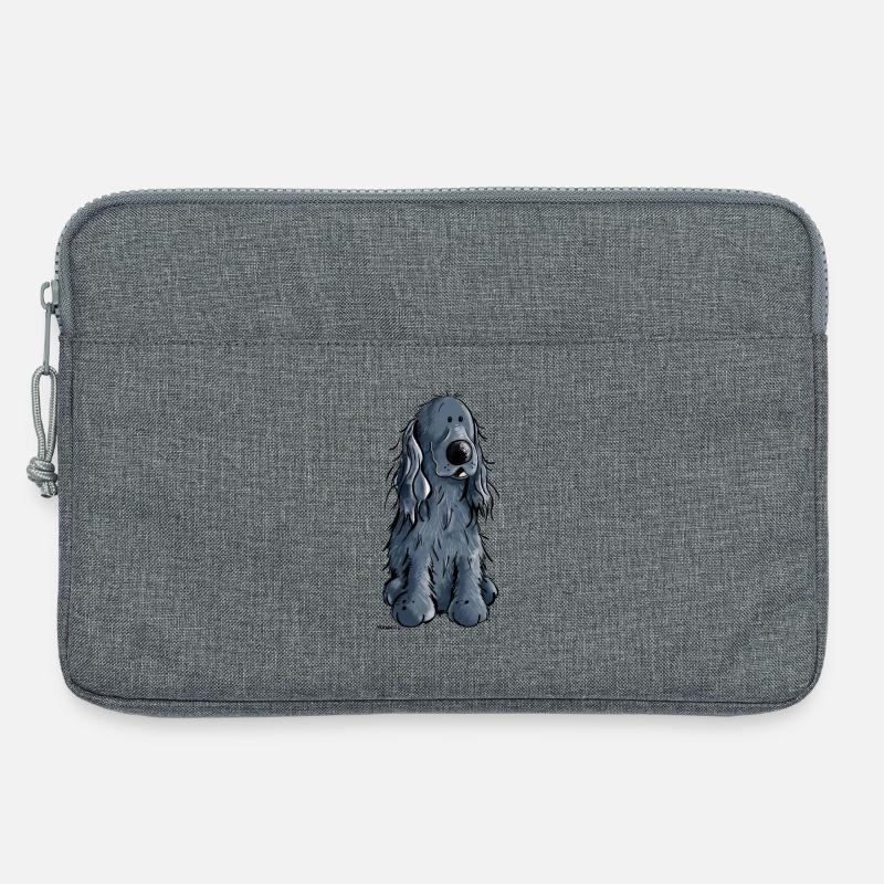 Süßer Cocker Spaniel - Laptoptasche 13" - Grau meliert