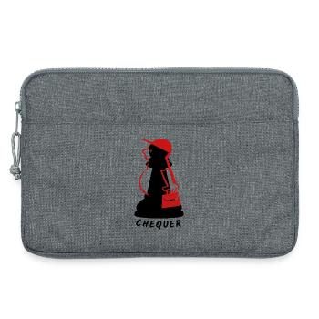 Chequer - Laptoptasche 13" - Grau meliert - Vorne
