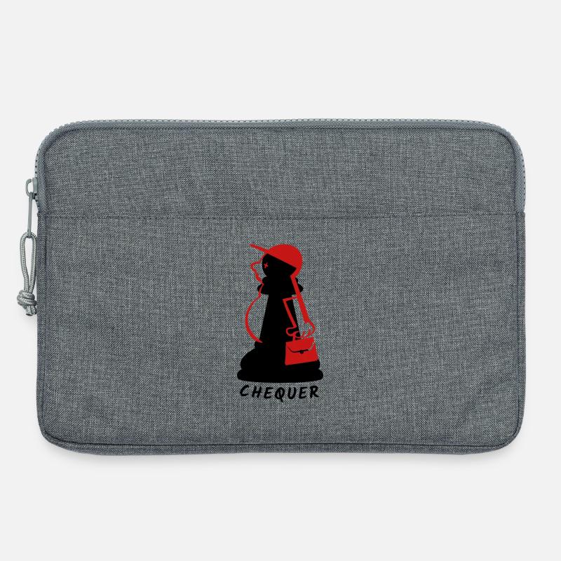 Chequer - Laptop bag 13" - heather grey