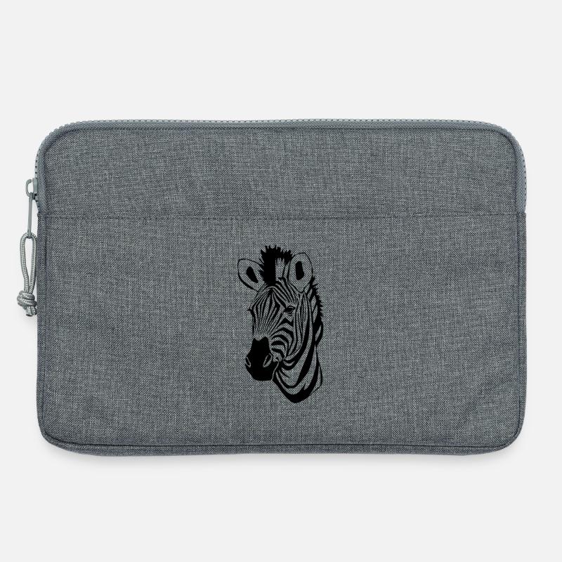 Zebra T-shirt Geschenk - Laptoptasche 13" - Grau meliert