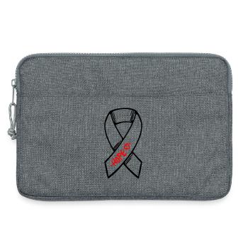 Loop Cancer Hope - Laptop bag 13" - heather grey - Front