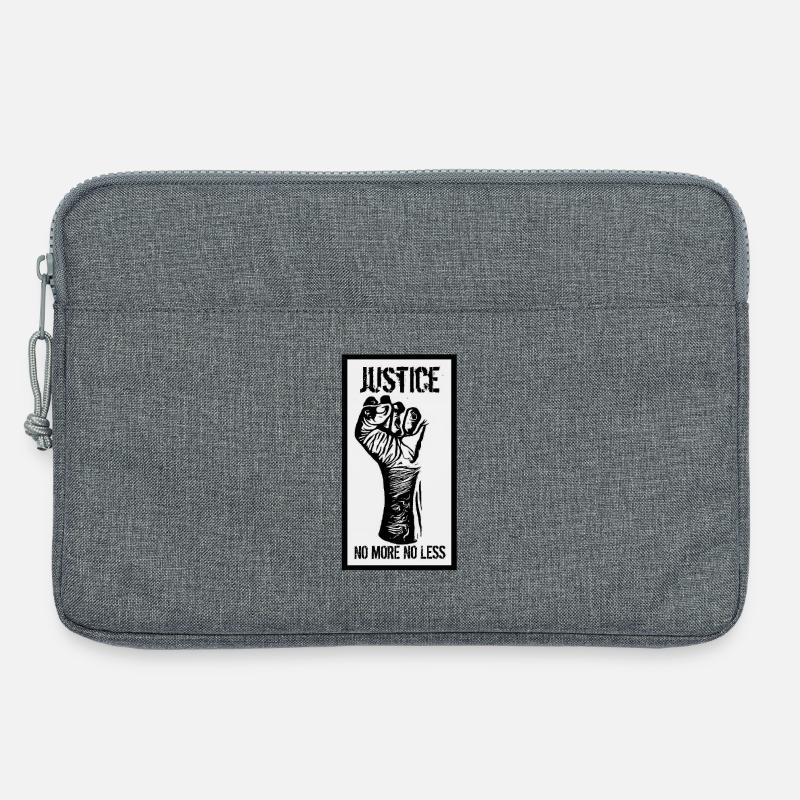 Gerechtigkeit - Laptoptasche 13" - Grau meliert
