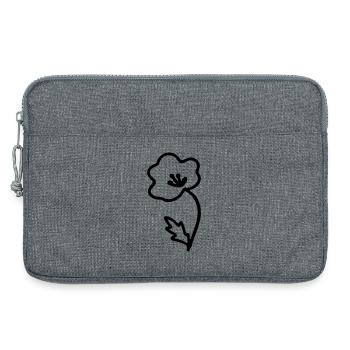Blume - Laptoptasche 13" - Grau meliert - Vorne