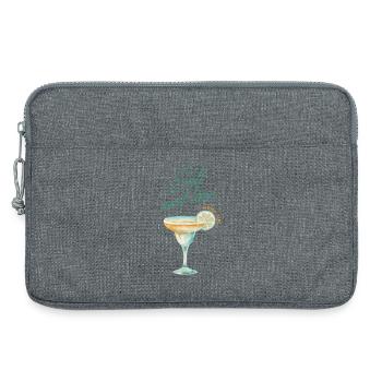 Salz Limette Fiesta - Laptoptasche 13" - Grau meliert - Vorne