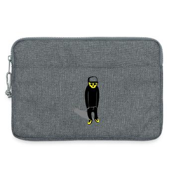 emo - Laptoptasche 13" - Grau meliert - Vorne