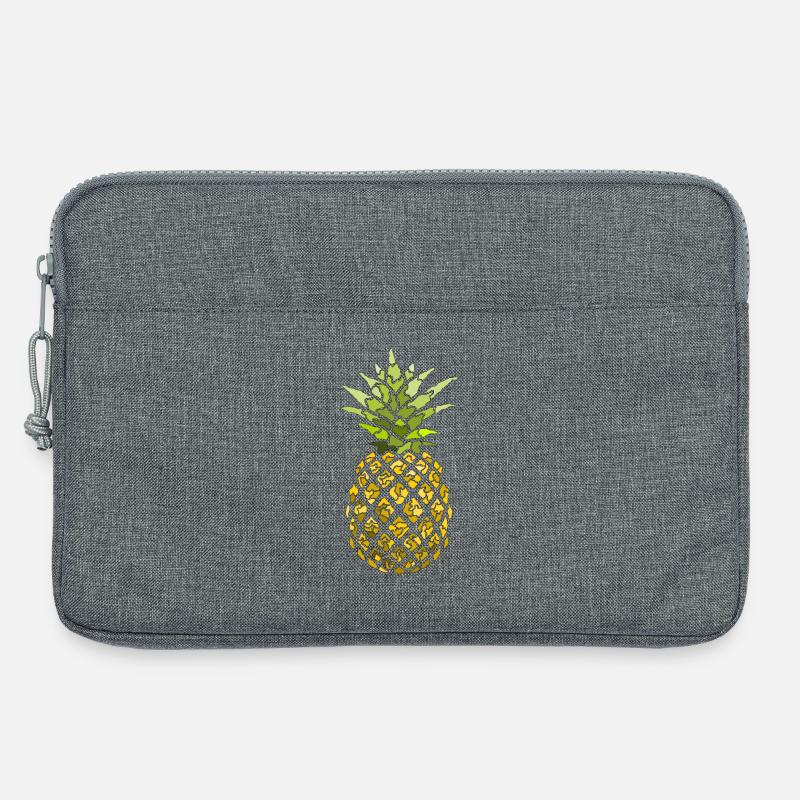 Ananas - Laptoptasche 13" - Grau meliert
