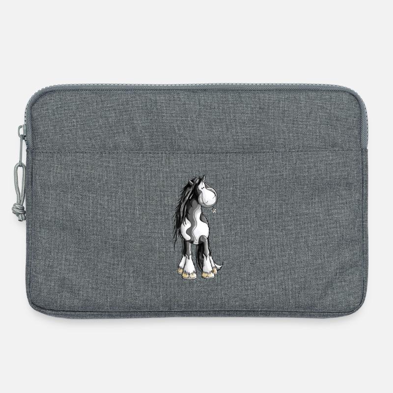 Tinker mit Blümchen - Laptoptasche 13" - Grau meliert