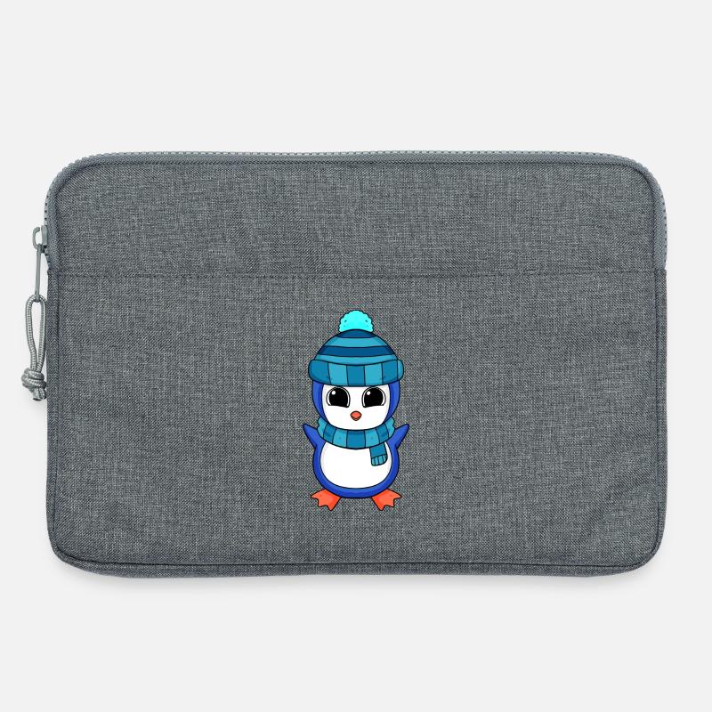 Pinguin Pinguine - Laptoptasche 13" - Grau meliert