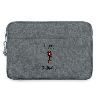 ALLES GUTE ZUM GEBURTSTAG. ALLES GUTE ZUM GEBURTSTAG. JAHRESTAG. - Laptoptasche 13" - Grau meliert - Vorne