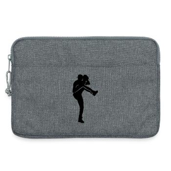 Baseball - Laptoptasche 13" - Grau meliert - Vorne