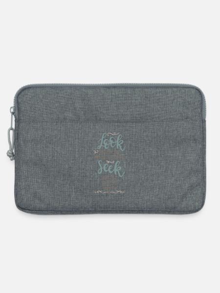 Suche seine Kraft - Laptoptasche 13" - Grau meliert