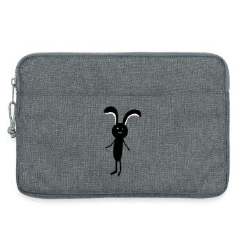 Bunny Kids Bunnies Easter Rabbit - Laptop bag 13" - heather grey - Front