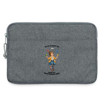 Lehrerinnen müssen flexibel sein - Laptoptasche 13" - Grau meliert - Vorne