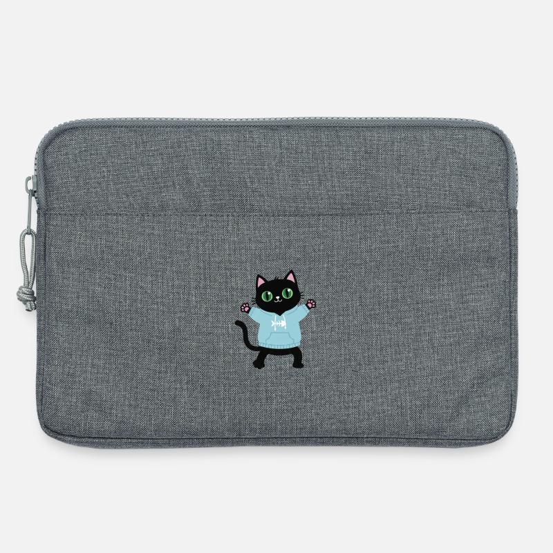 Lass dich umarmen. Kätzchen will gedrückt werde. - Laptoptasche 13" - Grau meliert