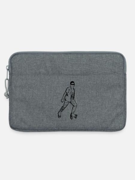 Roller Skater Junge - Laptoptasche 13" - Grau meliert