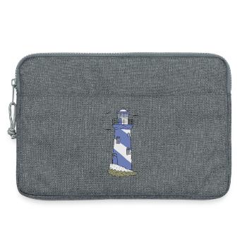Blauer_Leuchtturm - Sacoche pour ordinateur portable 13 pouces - gris chiné - Devant