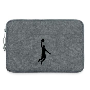 Basketballer - Laptop bag 13" - heather grey - Front