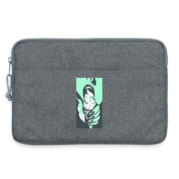 icekiss_fill - Sacoche pour ordinateur portable 13 pouces - gris chiné - Devant