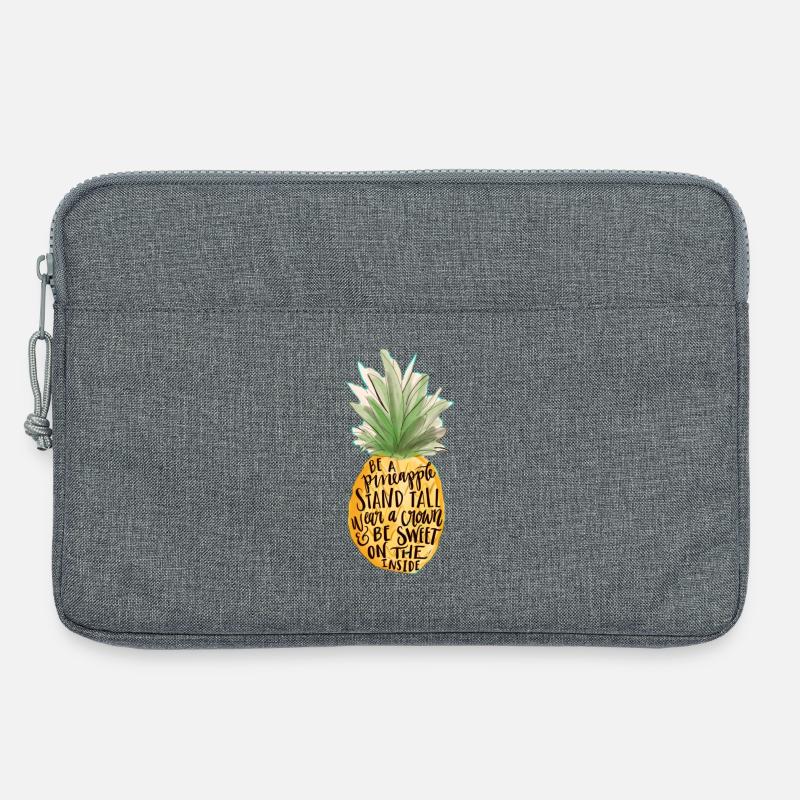 Ananas - Laptoptasche 13" - Grau meliert