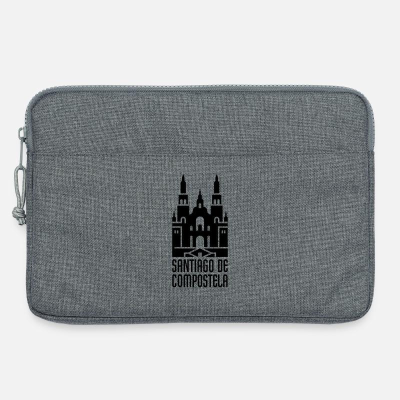 Kathedrale von Santiago de Compostela | Jakobsweg - Laptoptasche 13" - Grau meliert