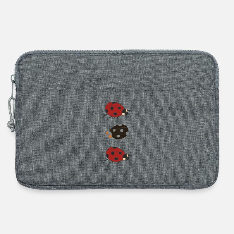 marienkäfer trio - Laptoptasche 13" - Grau meliert