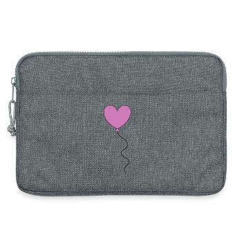 Cadeau pour la fête des mères : Idée de cadeau pour la fête des mères - Sacoche pour ordinateur portable 13 pouces - gris chiné - Devant