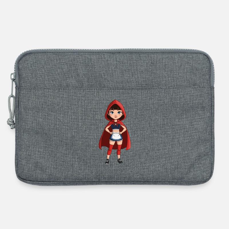 Rotkäppchen_hart - Laptoptasche 13" - Grau meliert