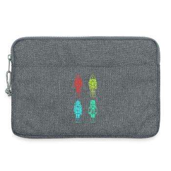 Santa Claus Nutcracker Christmas - Laptop bag 13" - heather grey - Front