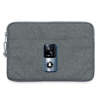 Smart Doorbell Lens - Laptop bag 13" - heather grey - Front