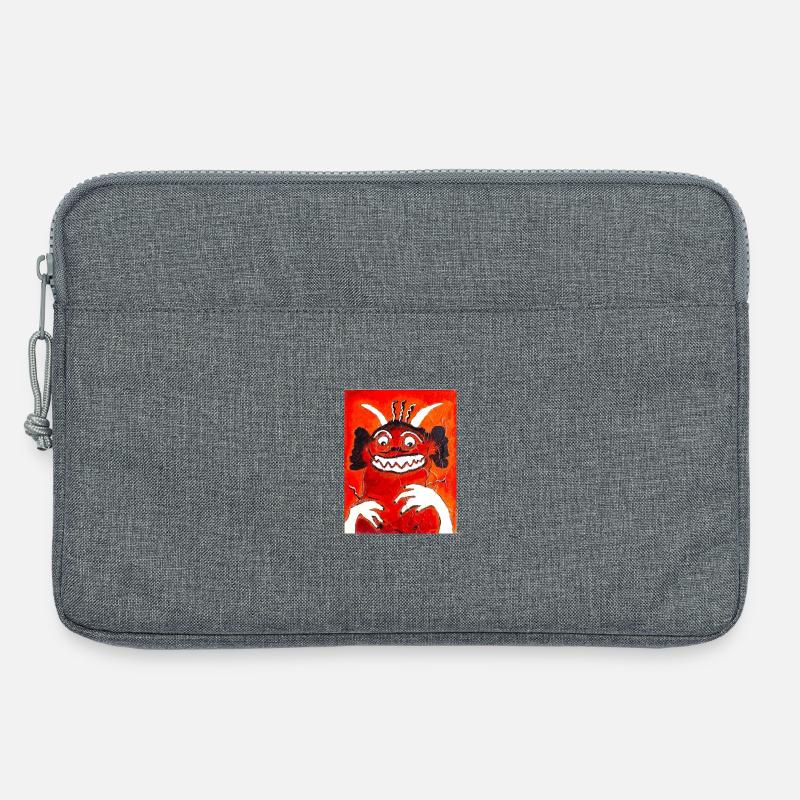 Das Monster - Laptoptasche 13" - Grau meliert