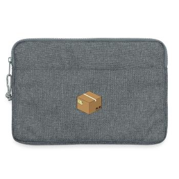 Kartonpaket Design - Laptoptasche 13" - Grau meliert - Vorne