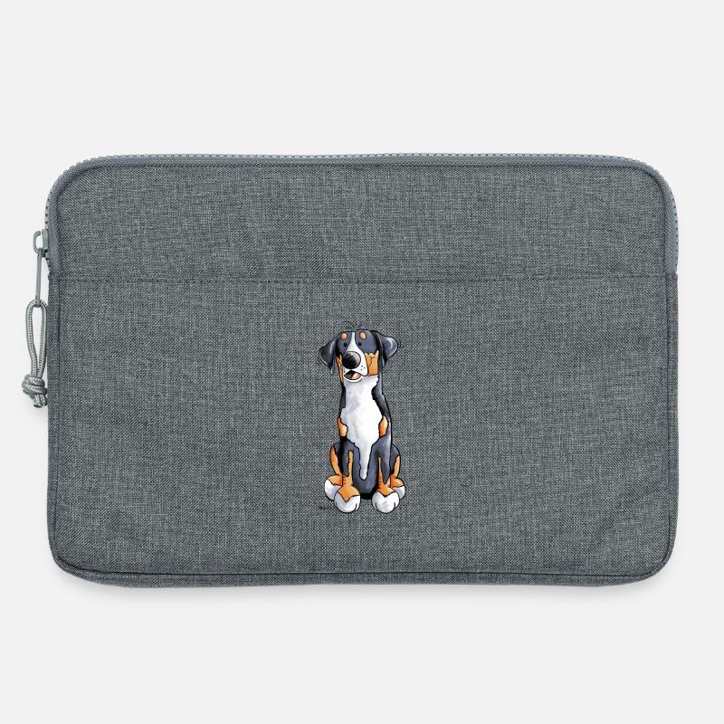 Süßer Schweizer Sennenhund - Laptoptasche 13" - Grau meliert