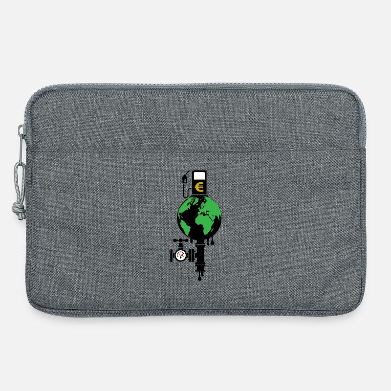 Kraftstoffpumpe - Laptoptasche 13" - Grau meliert