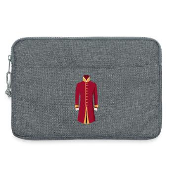 Mariage indien Sherwani - Sacoche pour ordinateur portable 13 pouces - gris chiné - Devant