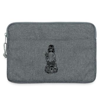 Mama Geist - Laptoptasche 13" - Grau meliert - Vorne