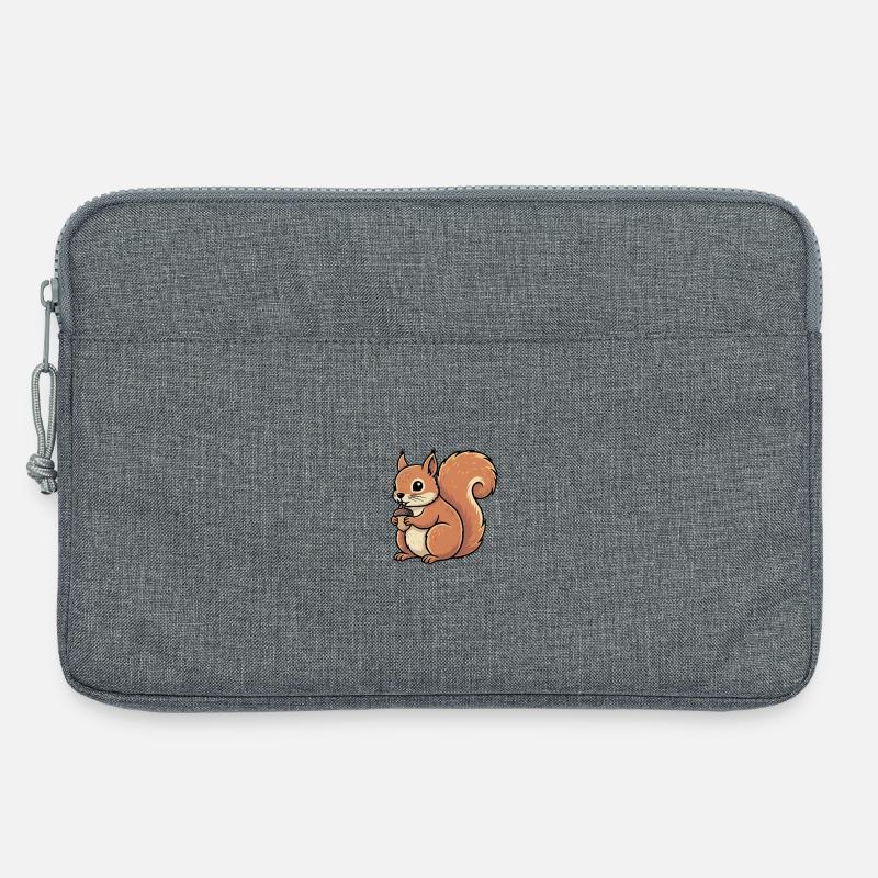 Eichhörnchen - Laptoptasche 13" - Grau meliert
